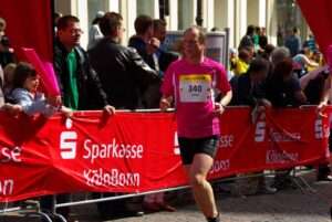 Stefan bein laufen am Marathon in Bonn